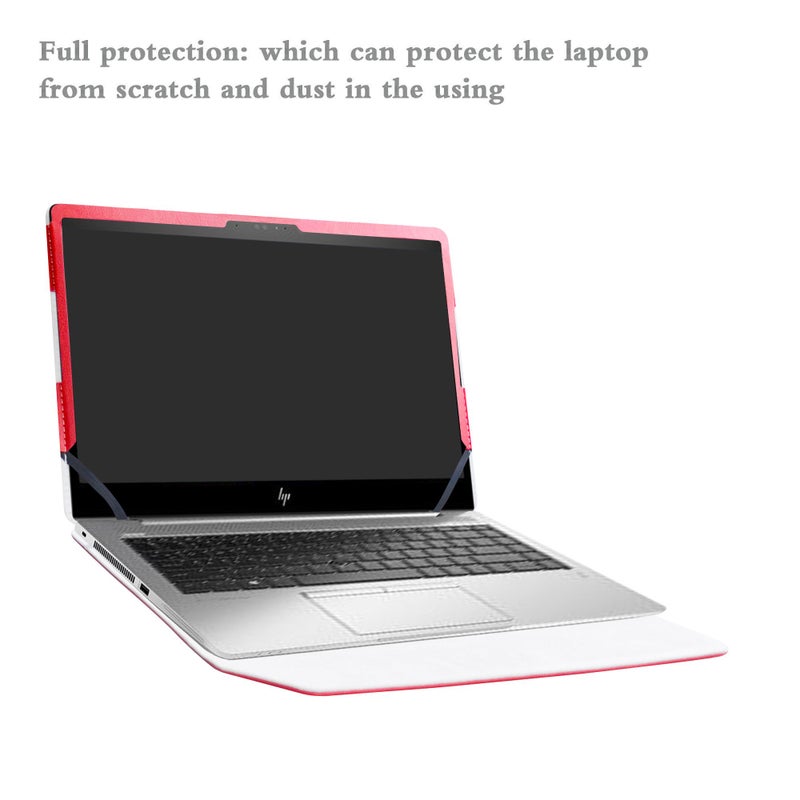 Alapmk غطاء واقي Alapmk لجهاز HP EliteBook 840 G5 G6/EliteBook 745 G5 G6/ZBook 14u G5 G6 لابتوب 14" (ملاحظة: لا يناسب EliteBook 840 745 G4 G3 G2 G1/ZBook 14u G4/ZBook 14 G2/ZBook 14 G1)، أحمر - Image 5